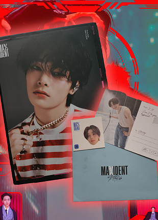 Сет постер плакат, открытка, стекер айен мон stray kids из альбома maxident кпоп скз 764op skz