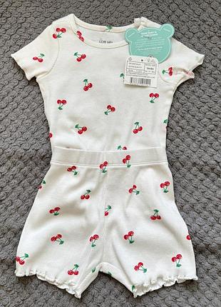 Костюм літній lcw baby. розмір 3-6 місяців.