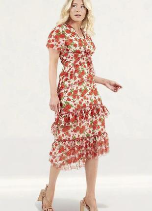 Распродажа платье hope &amp; ivy меди ярусное