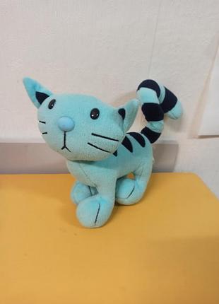 М'яка іграшка  блакитна кішка пілчард (pilchard) з мультсеріалу боб-будівельник