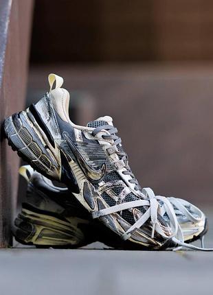 Кроссовки nike v2k runtekk найк в2к рунтекк серые для женщин спортивные легкие и удобные