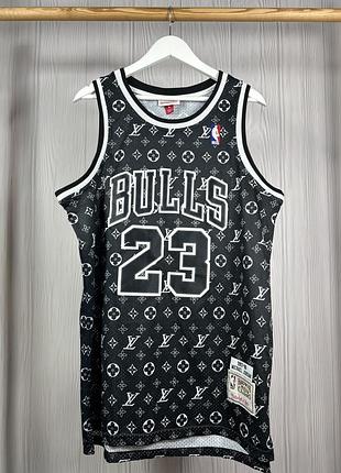 Nba michael jordan bulls 23 louis vuitton майка джерсі з шикарним дизайном розімр