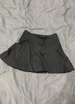 Спідниця-шорти athleta ace tennis skort, xs, чорна
