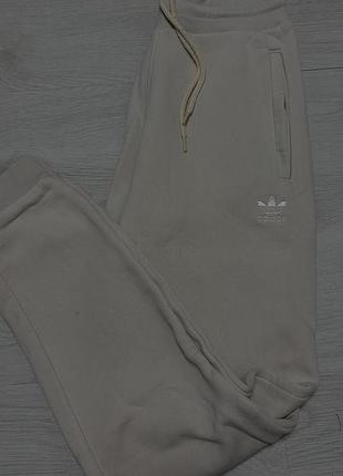 Спортивні штани adidas originals кремові з начосом оригінал, чоловічі