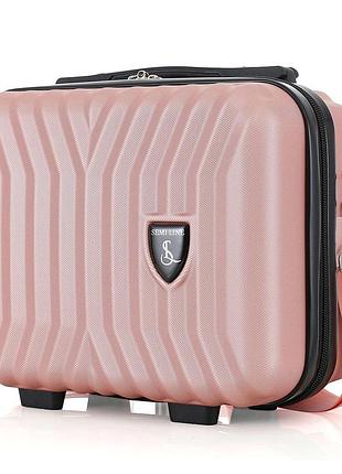 Бьюти кейс semi line 12l pink (t5987-1)