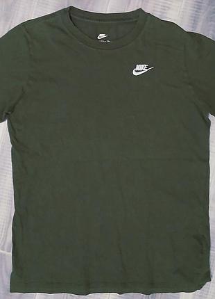Футболка nike sportswear xl 158-170 см или взрослый s оригинал хаки