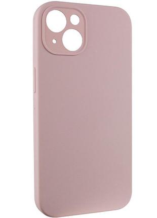Чехол silk full camera protective (aa) no logo для apple iphone 15 (6.1") розовый / chalk pink 2