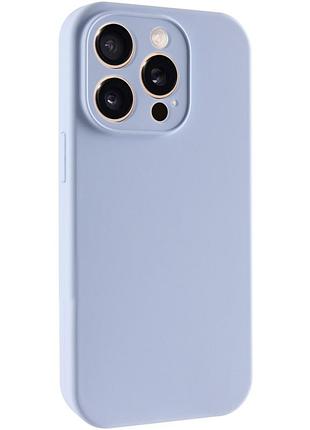 Чехол silk full camera protective (aa) no logo для apple iphone 15 pro max (6.7") голубой / lilac blue