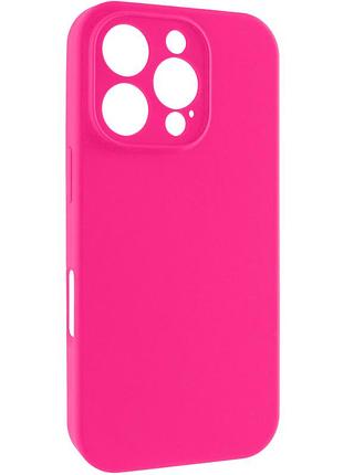 Чехол silk full camera protective (aa) no logo для apple iphone 16 pro max (6.9") розовый / barbie pink