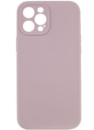 Чехол silk full camera protective (aa) no logo для apple iphone 12 pro (6.1") серый / lavender