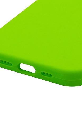 Чехол silk full camera protective (aa) no logo для apple iphone 14 pro (6.1") кислотно-зеленый / acid green 4
