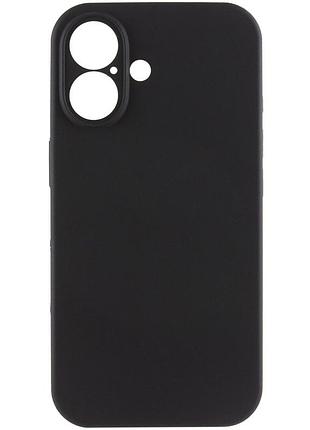 Чехол silk full camera protective (aa) no logo для apple iphone 16 plus (6.7") черный / black 2