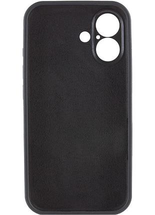 Чехол silk full camera protective (aa) no logo для apple iphone 16 plus (6.7") черный / black 3