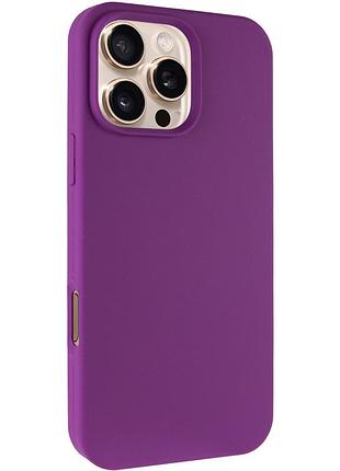 Чехол silk full protective (aa) no logo для apple iphone 16 pro (6.3") фиолетовый / grape