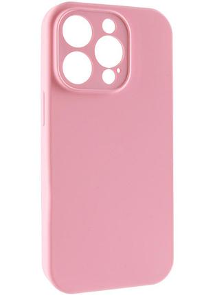 Чехол silk full camera protective (aa) no logo для apple iphone 14 pro max (6.7") розовый / light pink