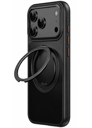 Чехол ummi stylish with magsafe ring для apple iphone 17 pro / 18 pro (6.3") black