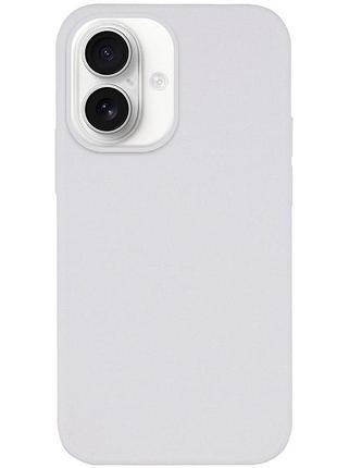 Чехол silk full protective (aa) no logo для apple iphone 16 plus (6.7") белый / white