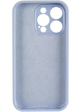 Чехол silk full camera protective (aa) no logo для apple iphone 16 pro (6.3") голубой / lilac blue 3
