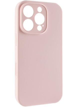 Чехол silk full camera protective (aa) no logo для apple iphone 16 pro max (6.9") розовый / chalk pink