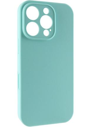 Чехол silk full camera protective (aa) no logo для apple iphone 16 pro max (6.9") бирюзовый / marine green