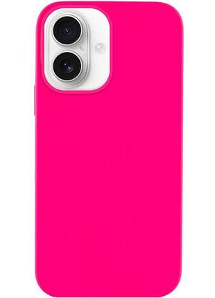 Чехол silk full protective (aa) no logo для apple iphone 16 (6.1") розовый / barbie pink