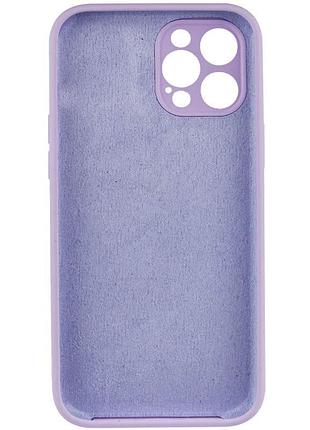 Чехол silk full camera protective (aa) no logo для apple iphone 12 pro (6.1") сиреневый / lilac 3