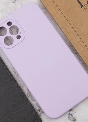 Чехол silk full camera protective (aa) no logo для apple iphone 12 pro (6.1") сиреневый / lilac 4