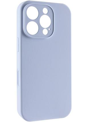 Чехол silk full camera protective (aa) no logo для apple iphone 16 pro max (6.9") голубой / lilac blue