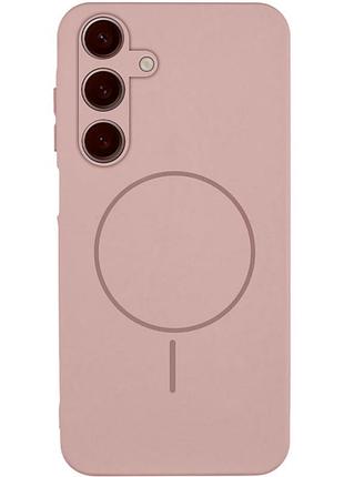 Чехол silicone cover lakshmi full camera (aa) with magnetic fit для samsung galaxy a27 розовый / pink sand