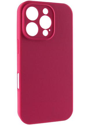 Чехол silk full camera protective (aa) no logo для apple iphone 16 pro max (6.9") красный / rose red