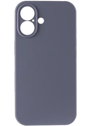 Чехол silk full camera protective (aa) no logo для apple iphone 16 (6.1") серый / lavender gray 2
