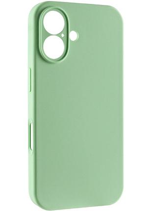 Чохол silk full camera protective (aa) no logo для apple iphone 16 (6.1") зелений / pistachio