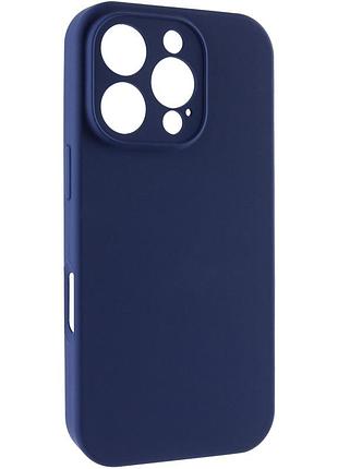 Чехол silk full camera protective (aa) no logo для apple iphone 16 pro max (6.9") синий / deep navy