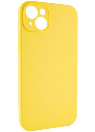 Чехол silk full camera protective (aa) no logo для apple iphone 13 (6.1") желтый / yellow 2