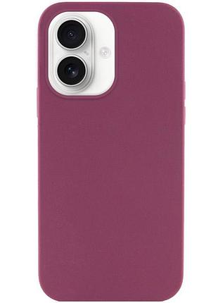 Чехол silk full protective (aa) no logo для apple iphone 16 (6.1") бордовый / plum