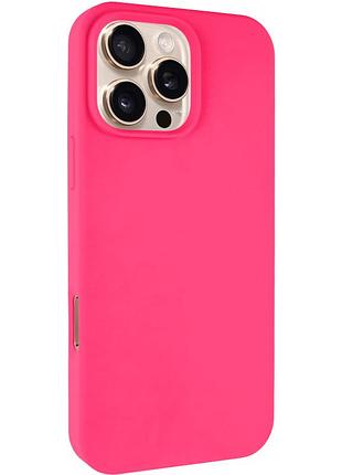 Чехол silk full protective (aa) no logo для apple iphone 16 pro (6.3") розовый / barbie pink