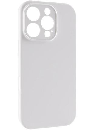 Чехол silk full camera protective (aa) no logo для apple iphone 16 pro (6.3") белый / white