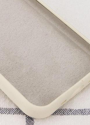 Чехол silk full protective (aa) no logo для apple iphone 14 pro max (6.7") бежевый / antique white 2