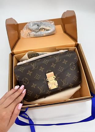 Louis vuitton pochette metis monogram canvas 21х13х7