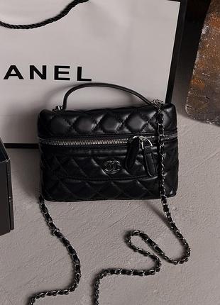 Сумочка chanel lp 26 vanity mini чорний