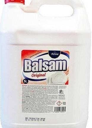 Средство для мытья посуды deluxe balsam original канистра 5 л