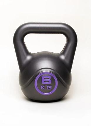 Гиря виниловая на 6 кг rn-sport (as-006)