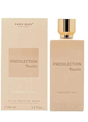 Парфумированая вода paris bleu the essentials predilection vanilla 100 мл