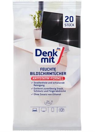 Серветки для екрану та моніторів denkmit 20 шт