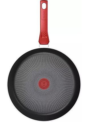 Tefal daily expert red сковорода 28 см модель c2890602 з титановим антипригарним покриттям