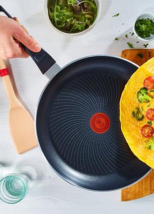 Tefal start&cook сковорода 28 см модель c2720653 з титановим антипригарним покриттям
