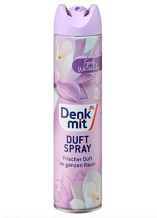 Спрей-освежитель воздуха с ароматом лилии от denkmit fresh water lily, 300 мл