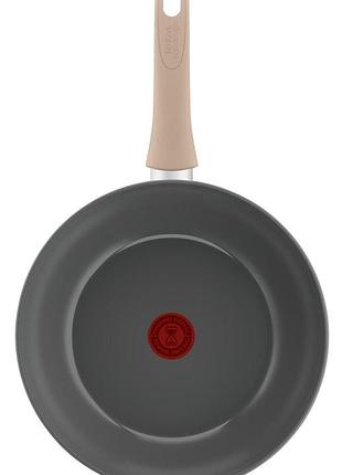 Керамическая сковорода-вок tefal renewal 28 см (c4301913) с керамическим покрытием.