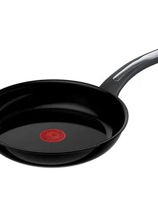 Сковорода tefal everblack c4380423, керамічне покриття, 24 см