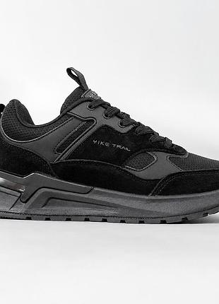 Кросівки жіночі замш, чорні, літні, матеріал натуральна замша, розмір 40 fw_004388
